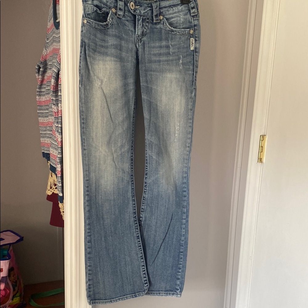 Silver Jeans Light Blue Straight Leg Jeans